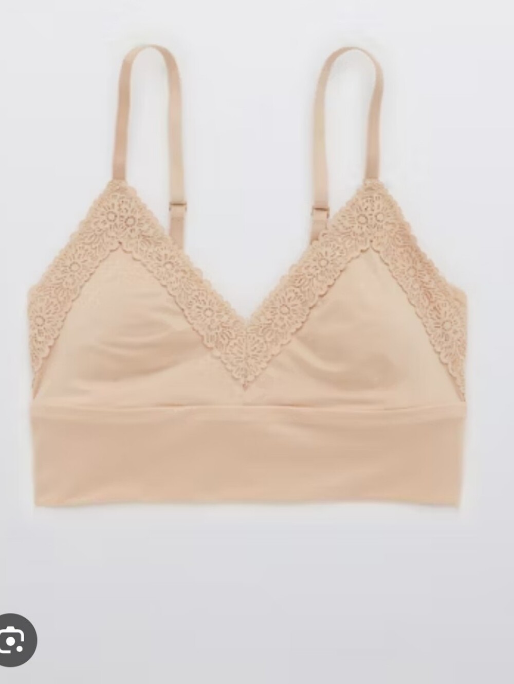 Aerie Far Out Lace Strappy Padded PlungeBralette | Aerie
